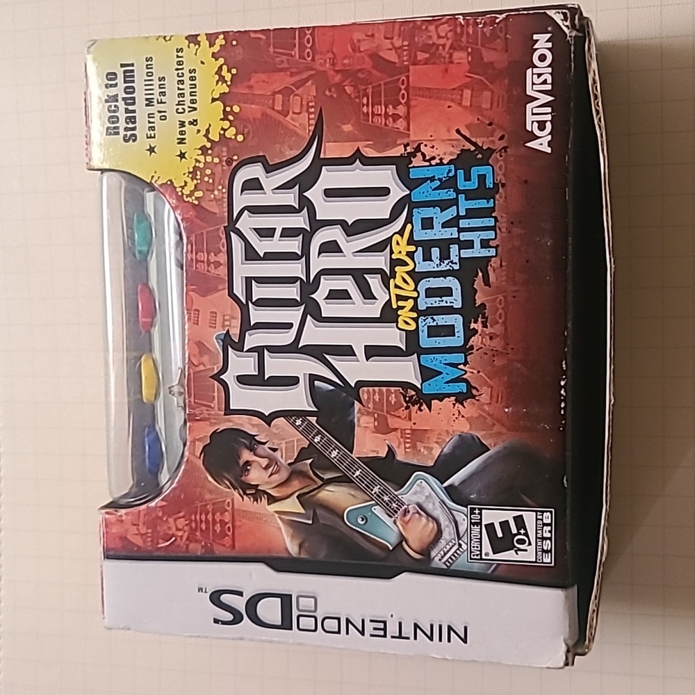 Nintendo ds guitar hero on tour modern hits game